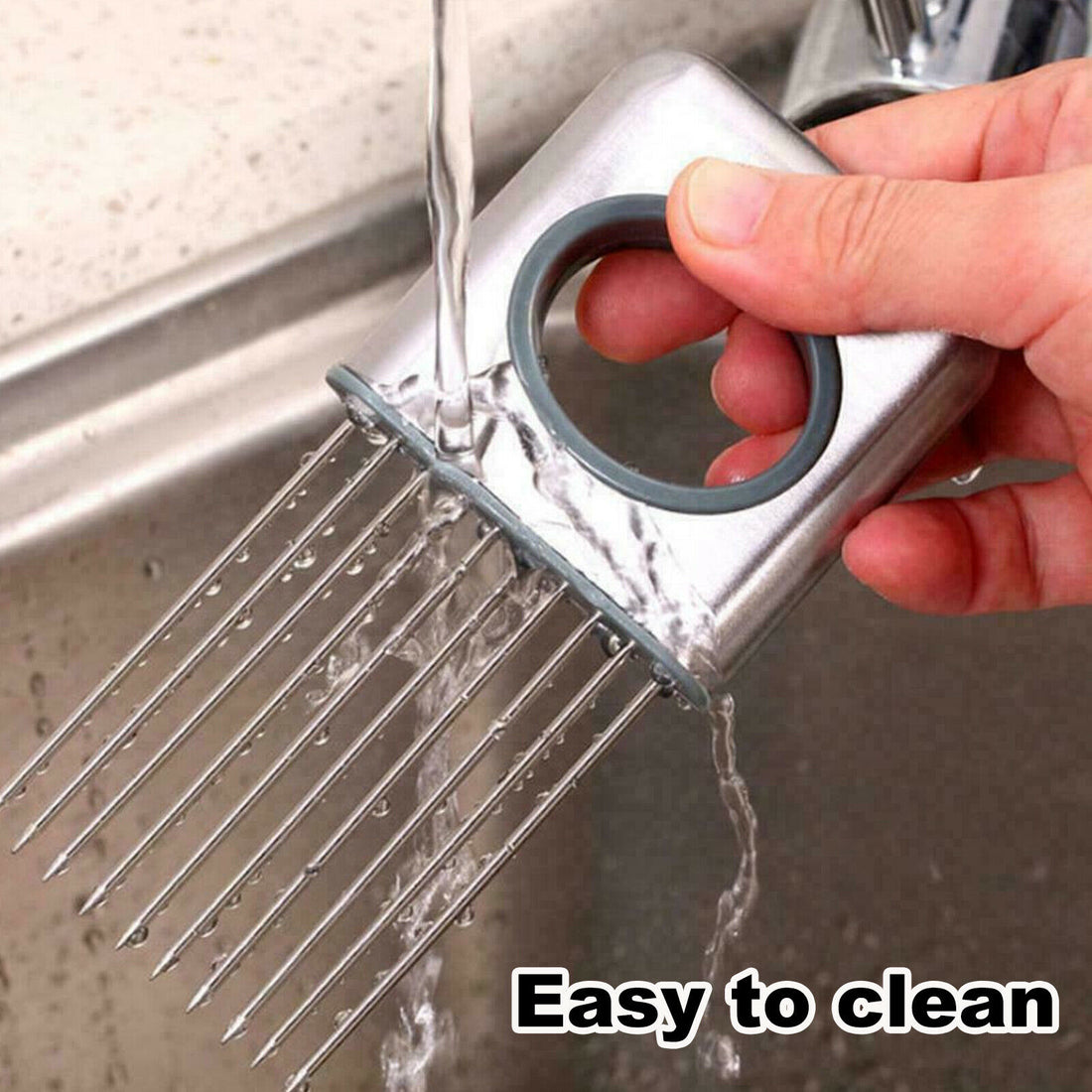 Stainless Steel Onion Tomato Vegetable Slicer Kitchen Tool