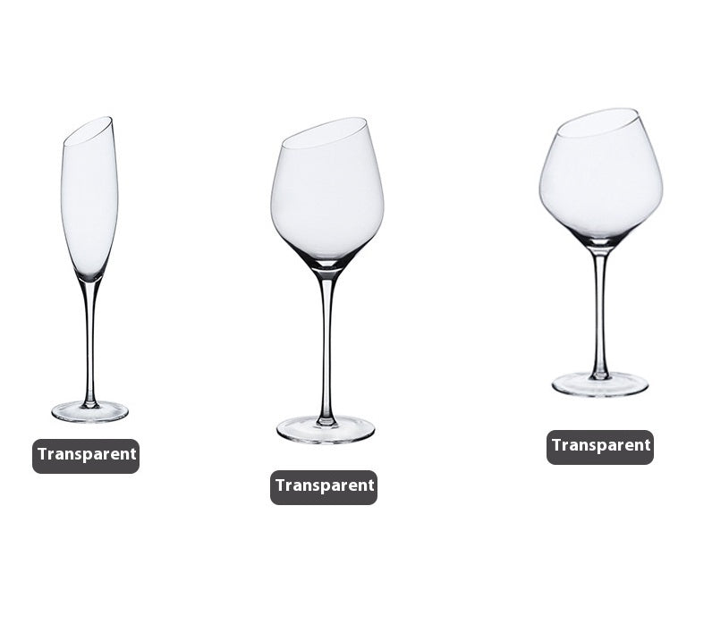 Beveled Crystal Goblet Glass Big Belly Elegant Home Decor