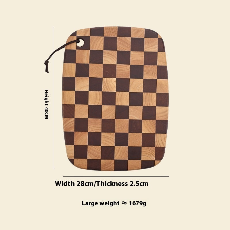 Acacia Mangium Solid Wood Chessboard Style Cutting Board