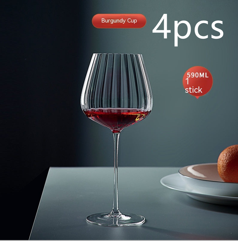 Rainbow Crystal Elegant Burgundy Style Glass Drinkware