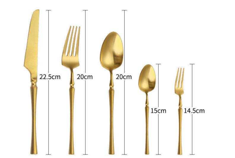 5 Piece 304 Stainless Steel Western Cutlery Set