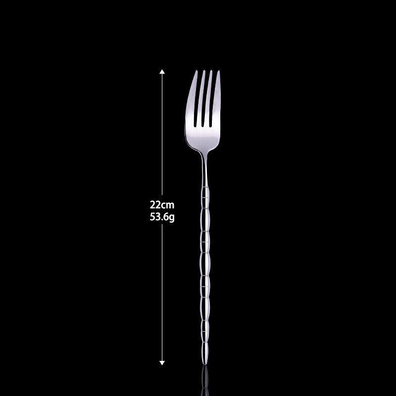 Stainless Steel Western Cutlery Set Steak Knife Spoon Tableware