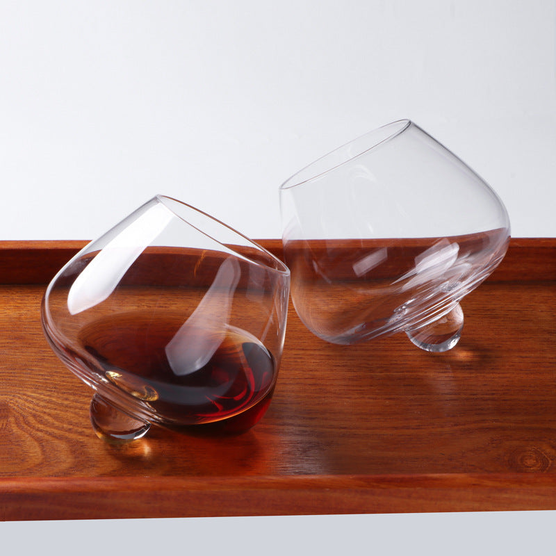 Creative Spinning Crystal Tumbler Glass For Home Use