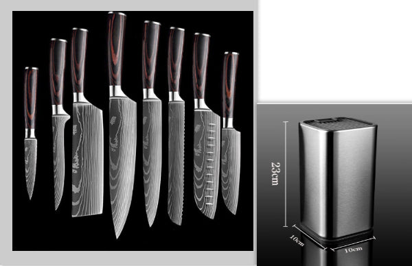 Chef Kitchen Knife Set Cleaver Slicing Meat Knife Set