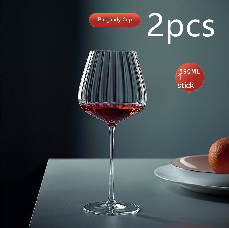 Rainbow Crystal Elegant Burgundy Style Glass Drinkware