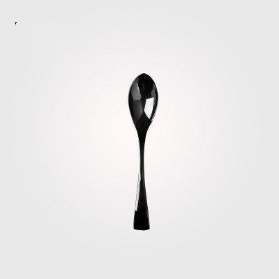 Black Stainless Steel Fork Knife Dinnerware Set Western Tableware