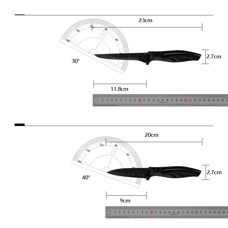 17 Piece Stainless Steel Kitchen Knife Set Complete Cutlery