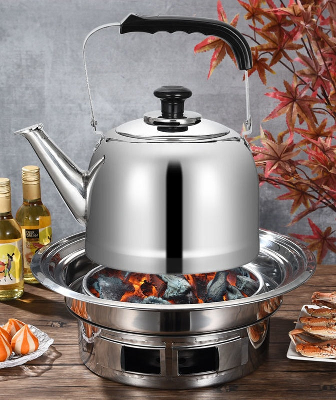 Korean Stainless Steel Charcoal BBQ Grill Commercial Outdoor Use