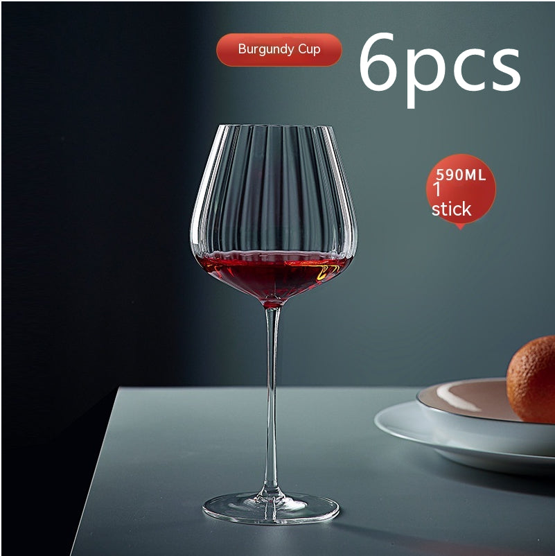Rainbow Crystal Elegant Burgundy Style Glass Drinkware