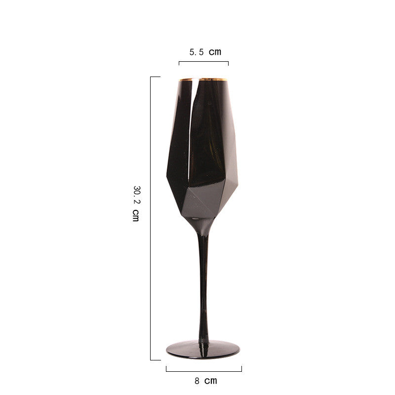 Elegant Goblet Glass For Model Room Display Decor