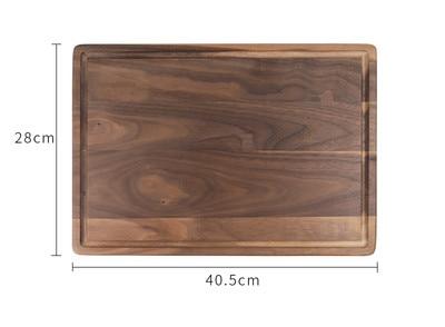 Black Walnut Wood Kitchen Cutting Board Fruit And Meat Chopping Tray