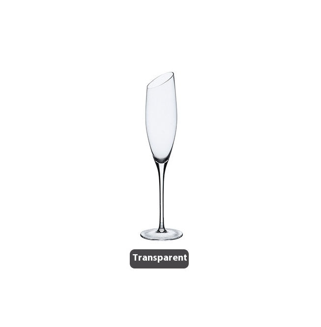 Beveled Crystal Goblet Glass Big Belly Elegant Home Decor