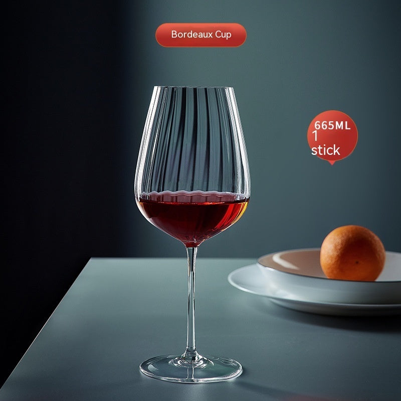 Rainbow Crystal Elegant Burgundy Style Glass Drinkware