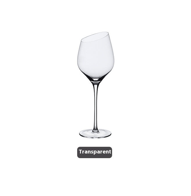 Beveled Crystal Goblet Glass Big Belly Elegant Home Decor