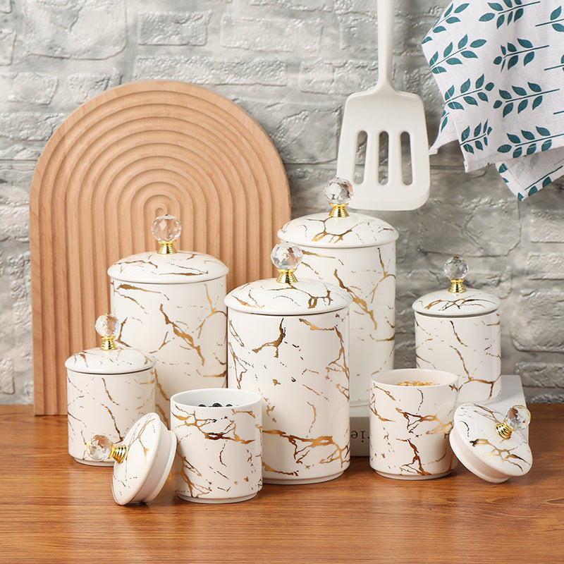 Ceramic Storage Jar Kitchen Ornament