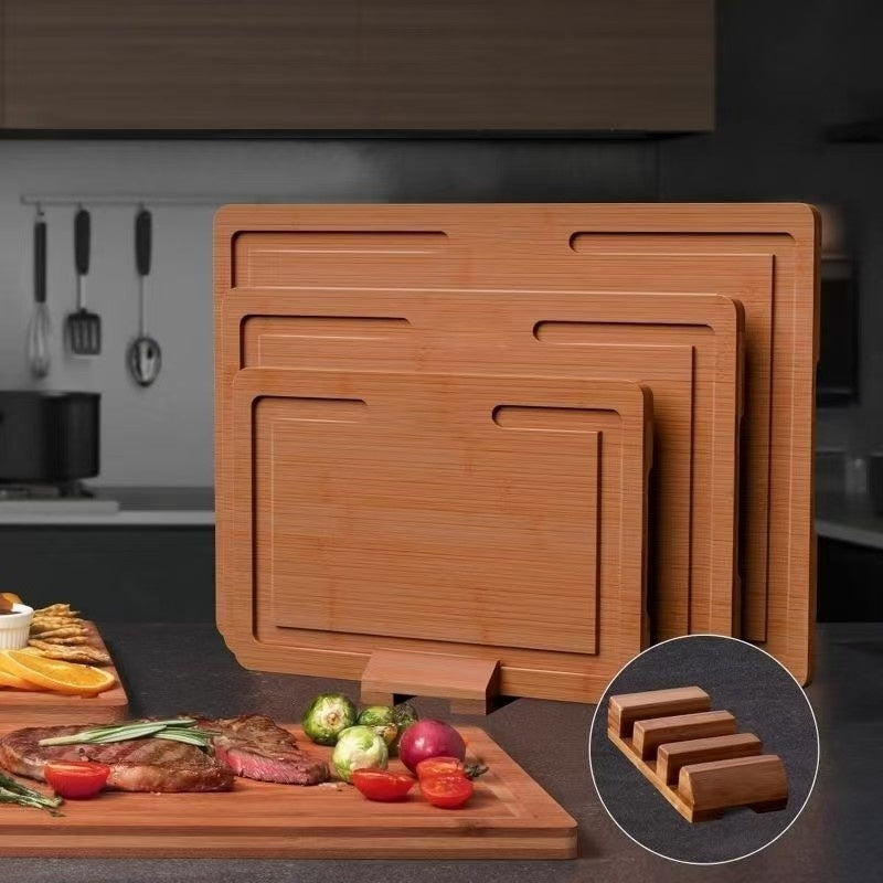 3 Piece Kitchen Cutting Board Set For Food Preparation
