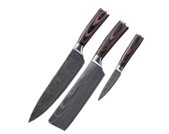 Chef Kitchen Knife Set Cleaver Slicing Meat Knife Set