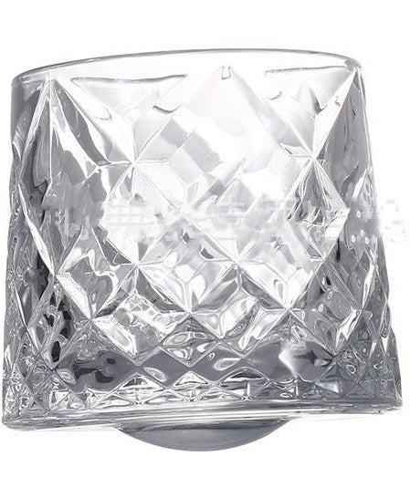Rotating Crystal Tumbler Glass Elegant Home Drinkware