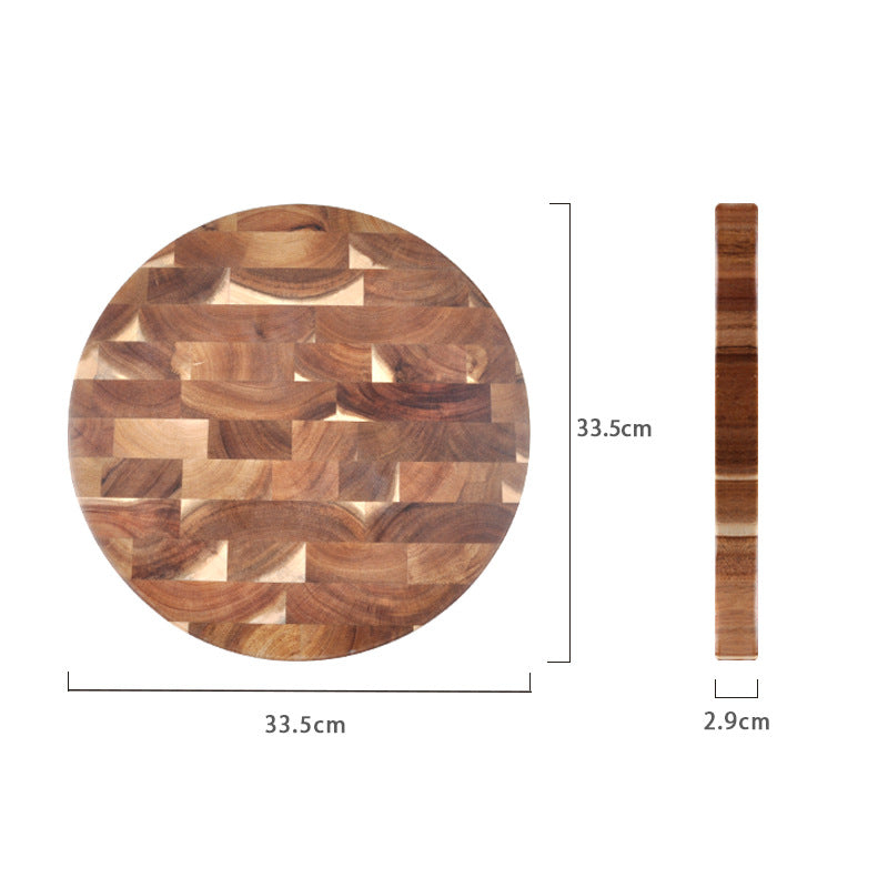 Solid Wood Spliced Kitchen Cutting Board Food Preparation Board