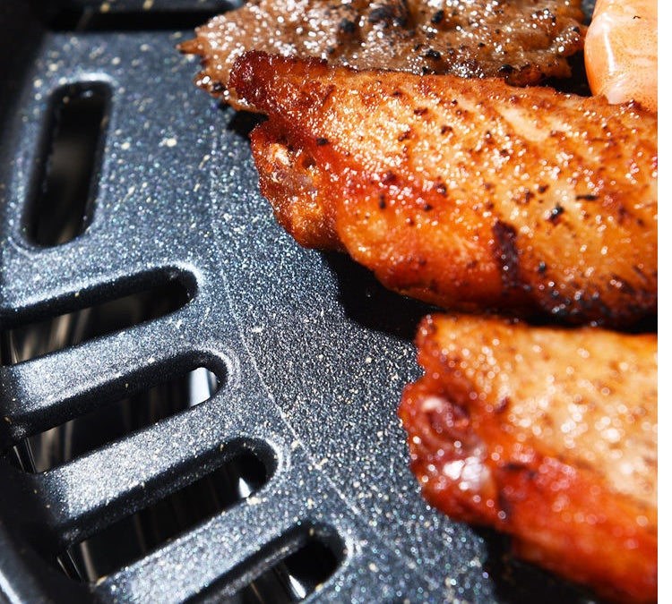 Korean Stainless Steel Charcoal BBQ Grill Commercial Outdoor Use