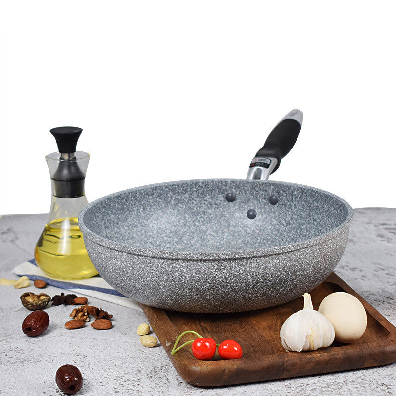 Japanese Maifan Stone Non Stick Deep Wok Frying Pan