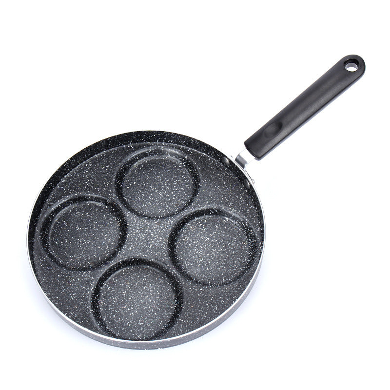 4 Cup Non Stick Egg Pancake Pan Gas Stove Cookware