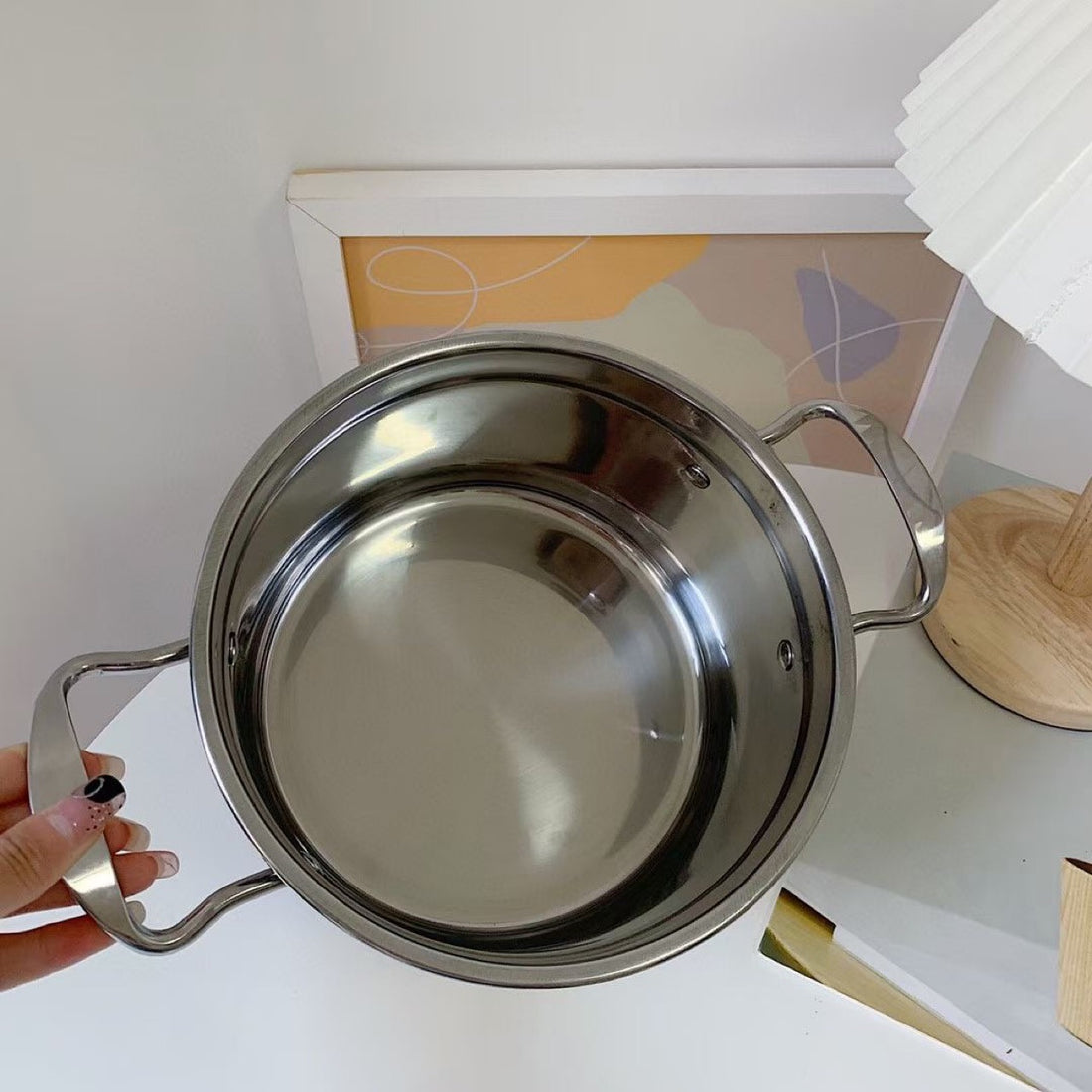 Double Layer Stainless Steel Stock Pot With Steamer Set