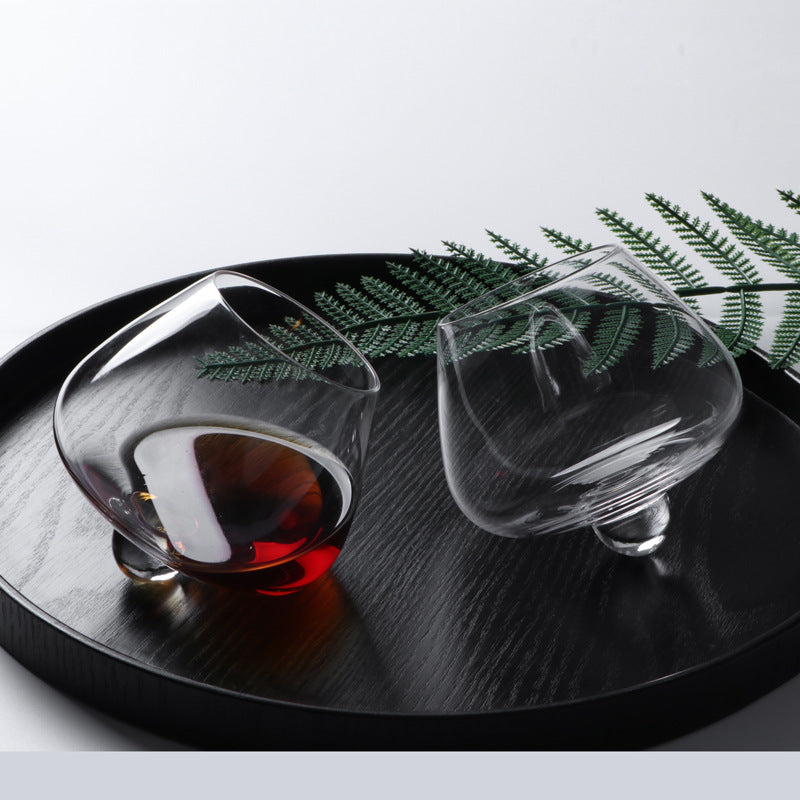 Creative Spinning Crystal Tumbler Glass For Home Use