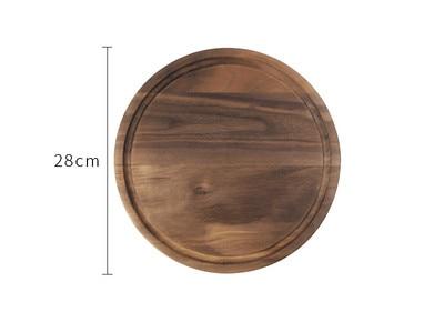 Black Walnut Wood Kitchen Cutting Board Fruit And Meat Chopping Tray