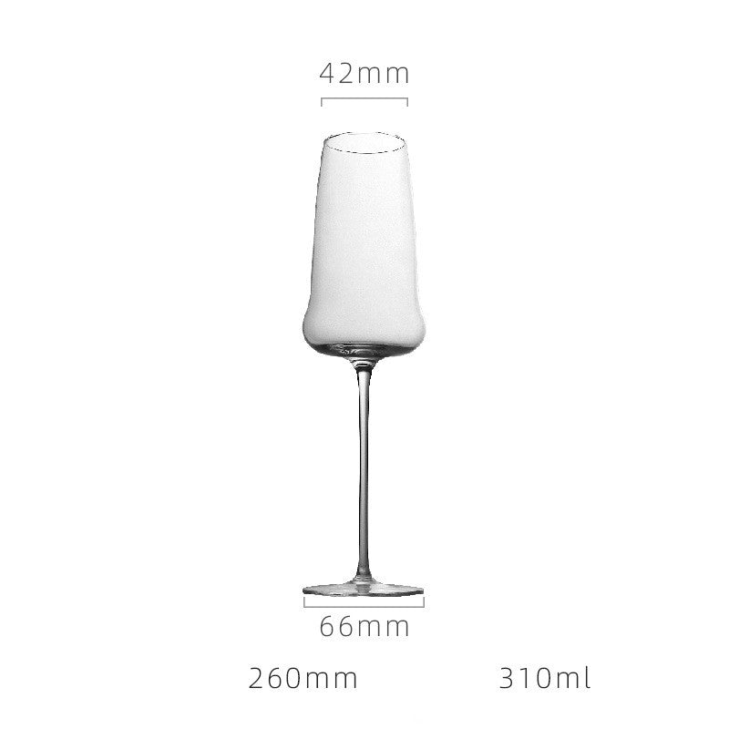 Handmade Ultra Thin Crystal Bordeaux Style Elegant Glass Drinkware
