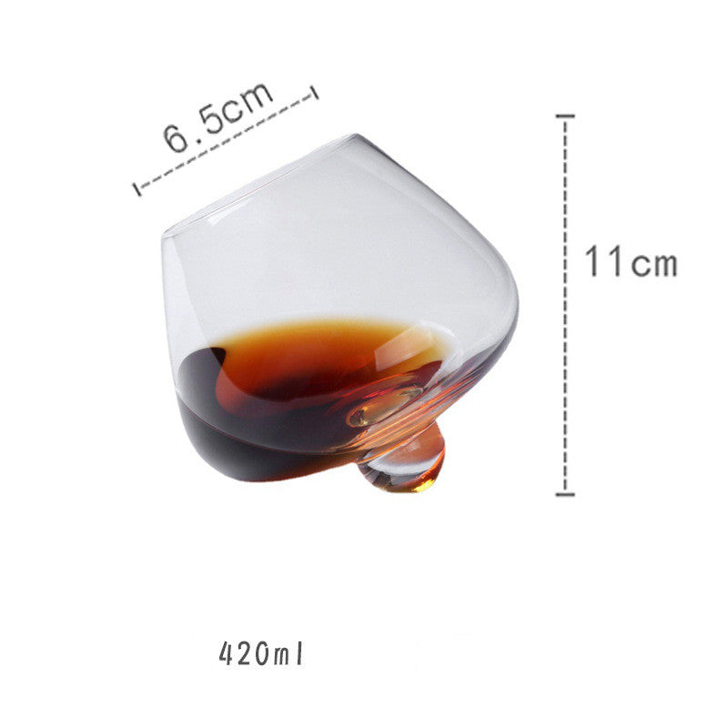 Creative Spinning Crystal Tumbler Glass For Home Use