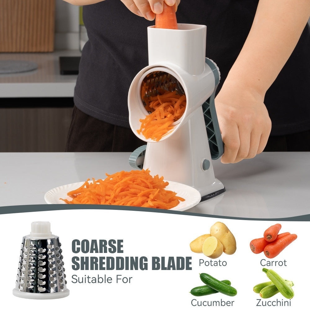 Multi Function Vegetable Chopper Hand Roller Kitchen Grater Tool