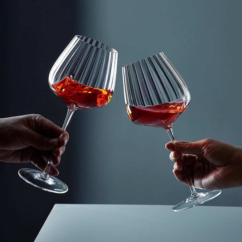 Rainbow Crystal Elegant Burgundy Style Glass Drinkware