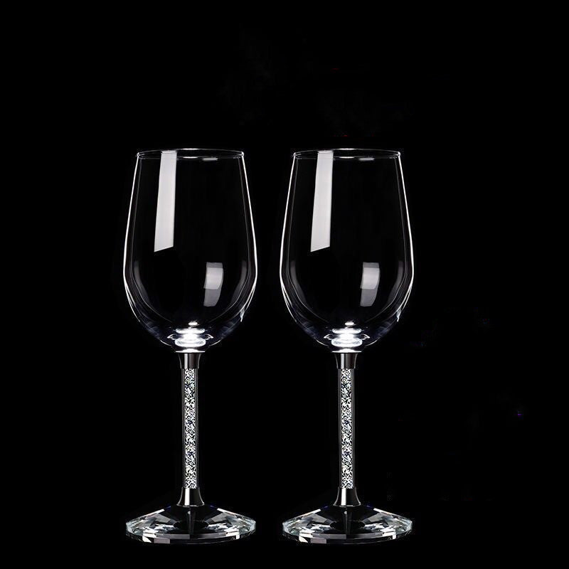 Diamond Design Lead Free Crystal Elegant Glass