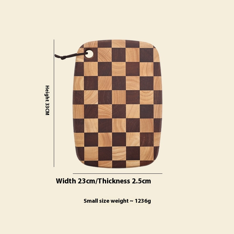 Acacia Mangium Solid Wood Chessboard Style Cutting Board