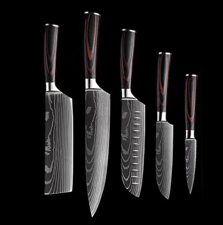 Chef Kitchen Knife Set Cleaver Slicing Meat Knife Set