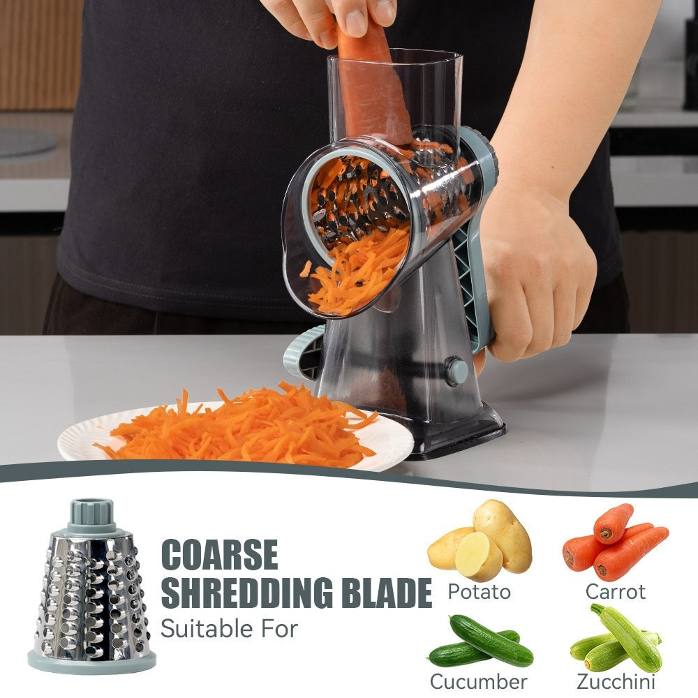 Multi Function Vegetable Chopper Hand Roller Kitchen Grater Tool