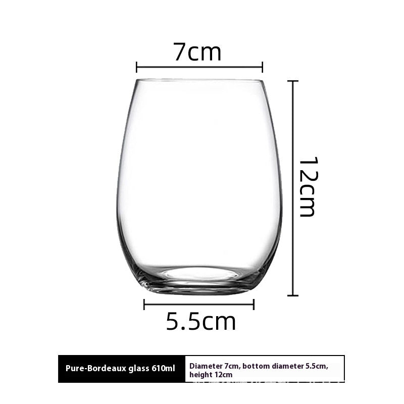 Lead Free Crystal Tumbler Glass Household Drinkware