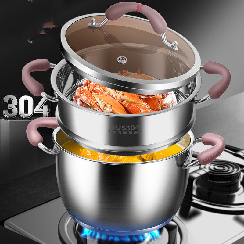 Universal Non Stick Large Capacity Induction Gas Cooker Pan