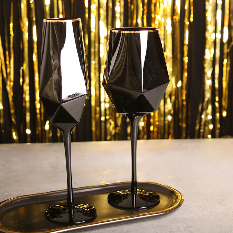 Elegant Goblet Glass For Model Room Display Decor