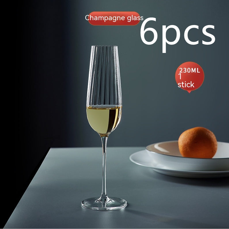 Rainbow Crystal Elegant Burgundy Style Glass Drinkware