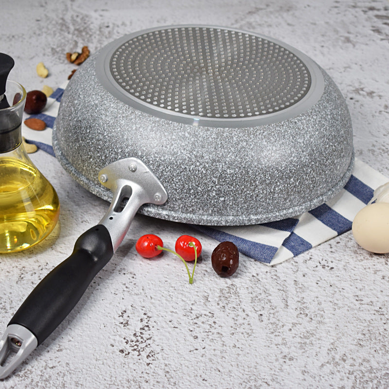 Japanese Maifan Stone Non Stick Deep Wok Frying Pan