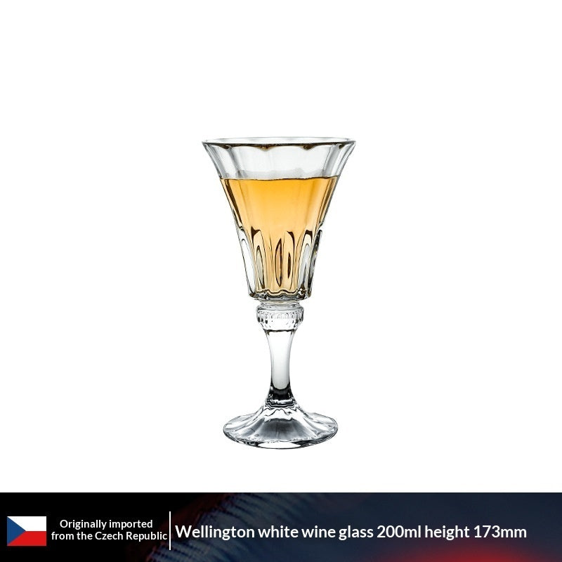 Crystal Glass Flute Elegant Household Drinkware Set