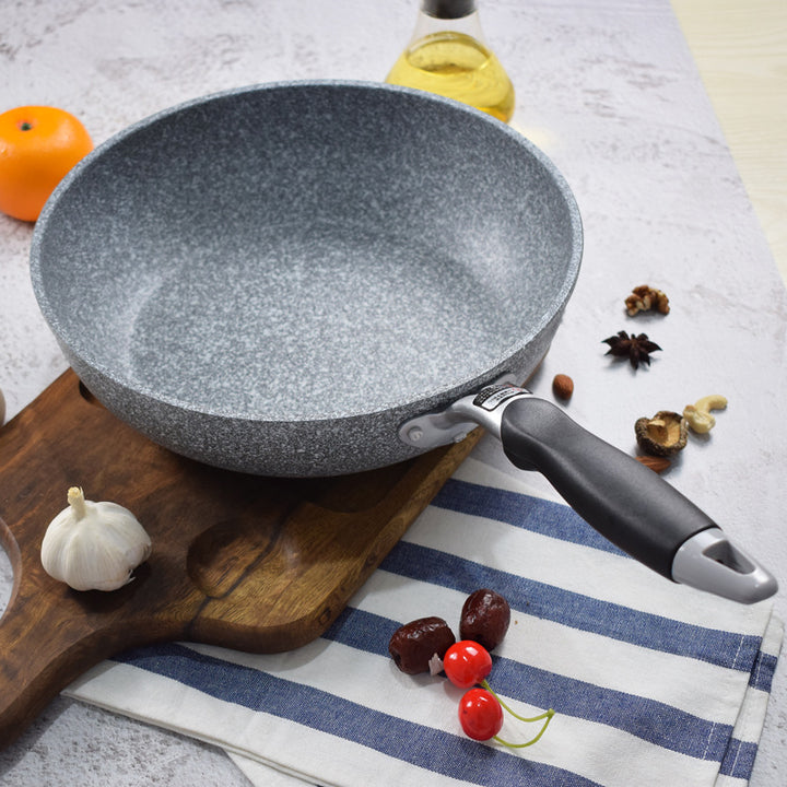Japanese Maifan Stone Non Stick Deep Wok Frying Pan