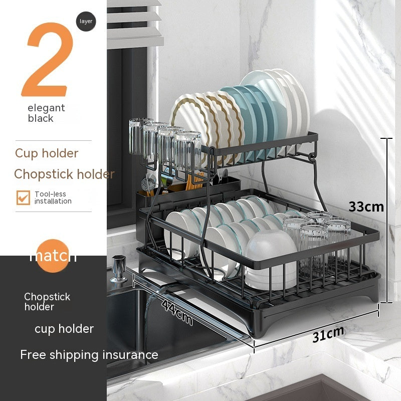 Kitchen Sink Storage Shelf Dish Storage Household