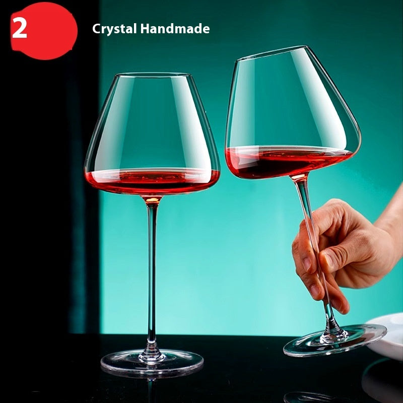 Crystal Goblet Elegant Stem Glass Drinkware