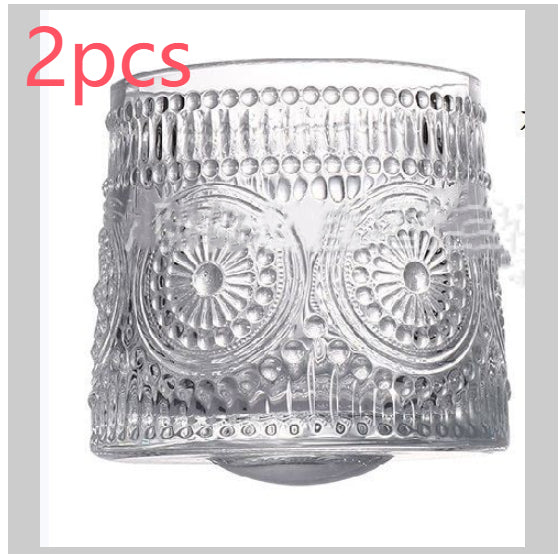 Rotating Crystal Tumbler Glass Elegant Home Drinkware