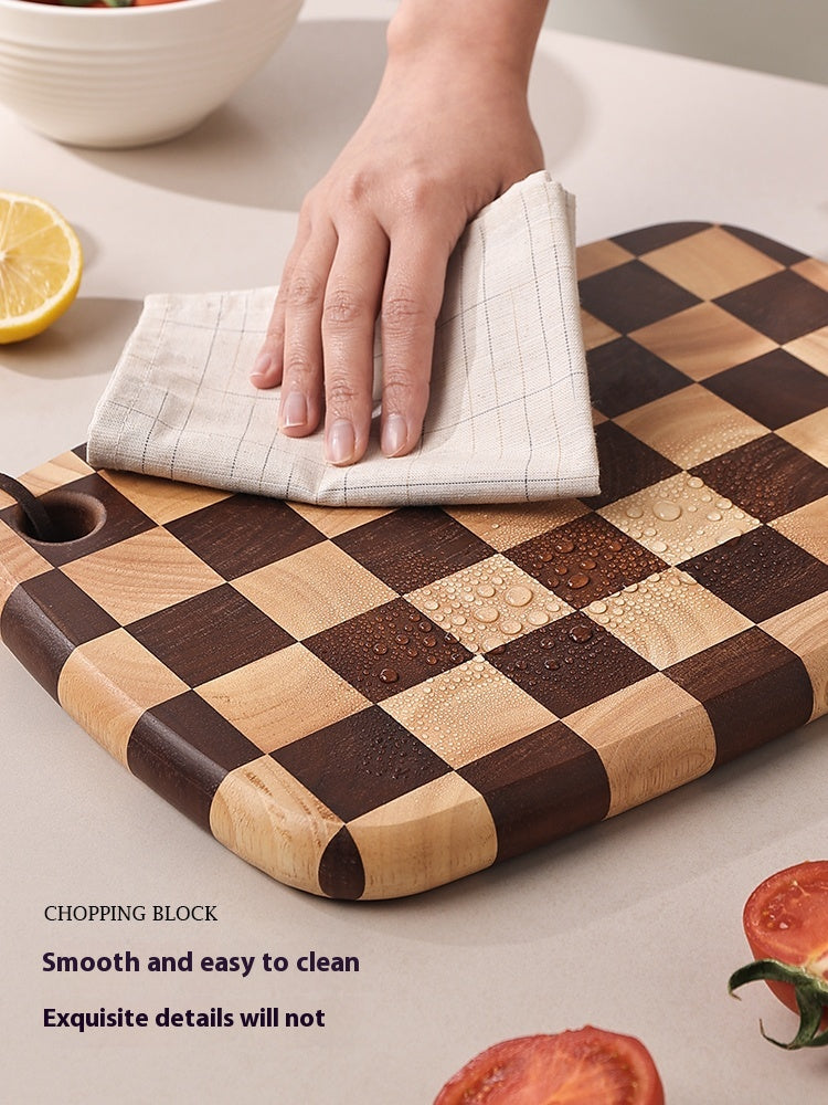Acacia Mangium Solid Wood Chessboard Style Cutting Board