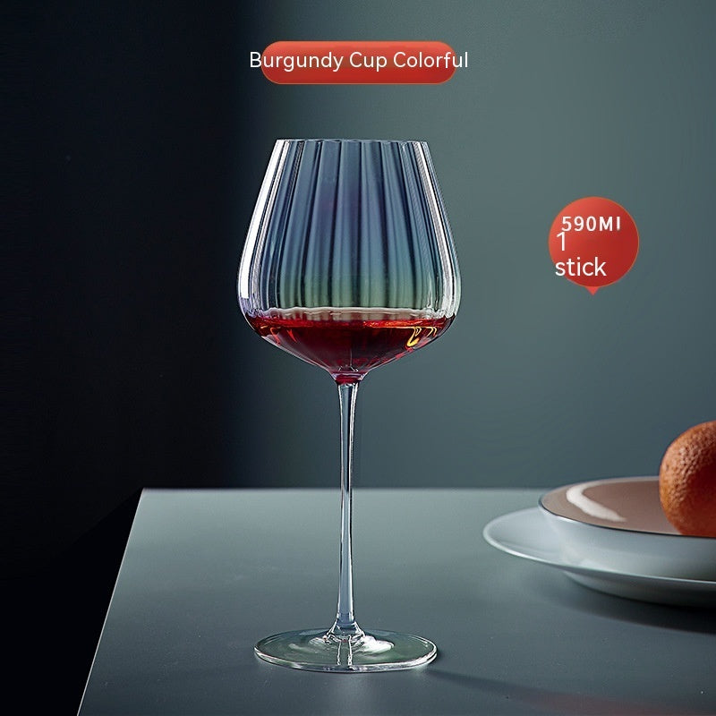 Rainbow Crystal Elegant Burgundy Style Glass Drinkware