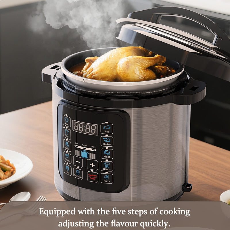 Smart 8L Large Capacity Electric Pressure Cooker Non-Stick Pot